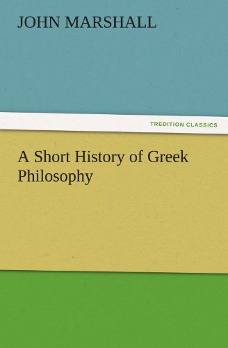 Short History of Greek Philosophy [Paperback]