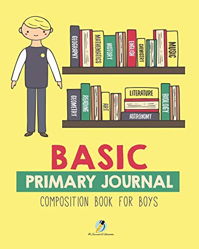 Basic Primary Journal Composition Book for Boys [Paperback]