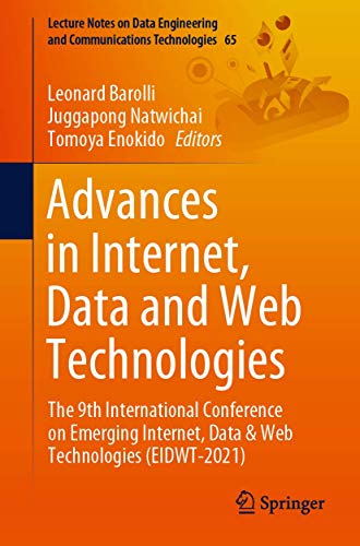 Advances in Internet, Data and Web Technologies: The 9th International Conferenc [Paperback]