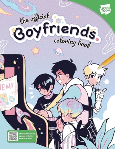 The Official Boyfriends. Coloring Book: 46 original illustrations to color and e [Paperback]