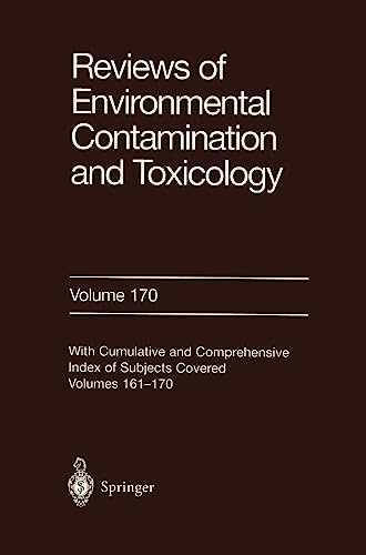 Reviews of Environmental Contamination and Toxicology 170 [Hardcover]