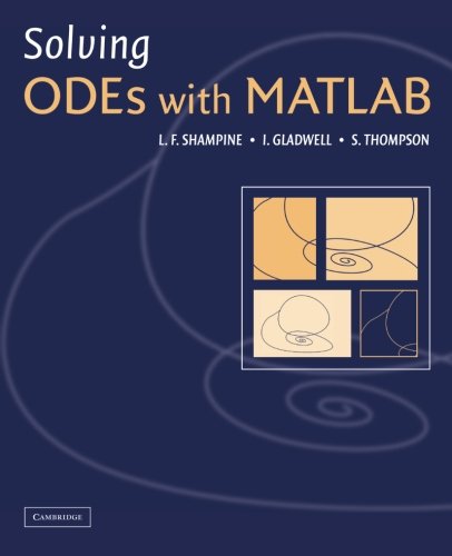 Solving ODEs ith MATLAB [Paperback]