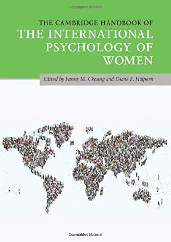 The Cambridge Handbook of the International Psychology of Women [Hardcover]