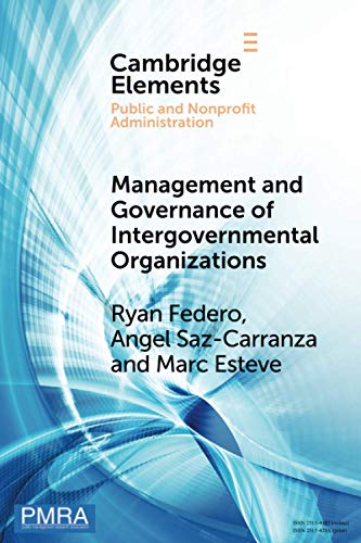 Management and Governance of Intergovernmental Organizations [Paperback]