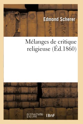 Melanges De Critique Religieuse