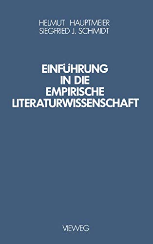 Einfhrung in die Empirische Literaturwissenschaft [Paperback]