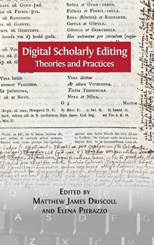 Digital Scholarly Editing Theories And Practices (digital Humanities) [Hardcover]