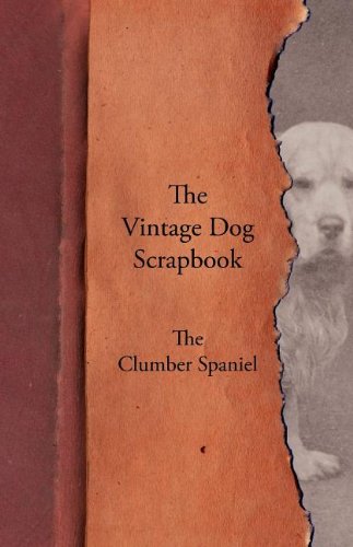 Vintage Dog Scrapbook - the Clumber Spaniel [Paperback]