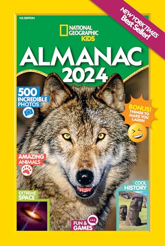 National Geographic Kids Almanac 2024 (US edition) [Hardcover]