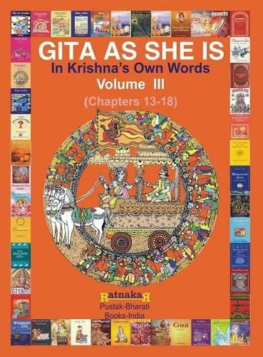 Gita As She Is In Krishna's On Words, Volume Iii [Hardcover]