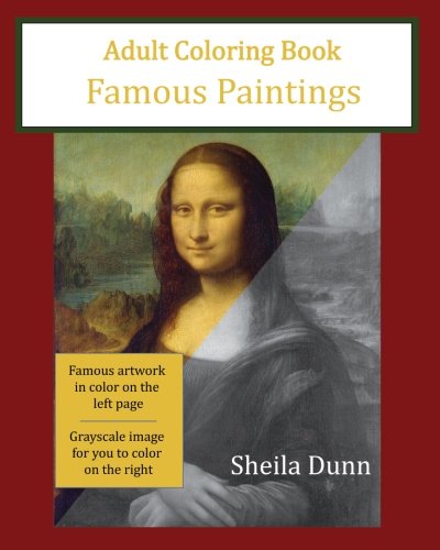 Famous Paintings Adult Coloring Book [Paperback]