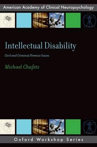 Intellectual Disability Criminal and Civil Forensic Issues [Paperback]