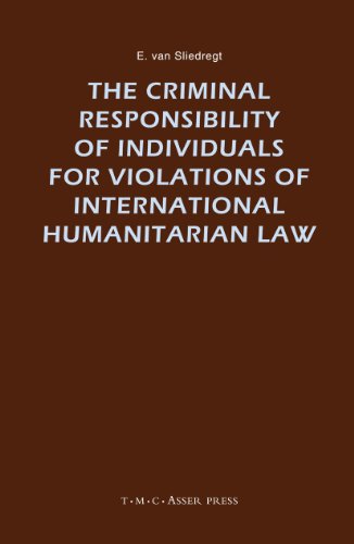 The Criminal Responsibility of Individuals for Violations of International Human [Hardcover]