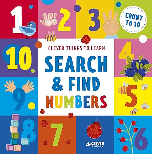 Search and Find Numbers: Count To 10 [Hardcover]