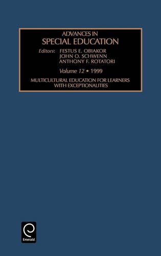 Multicultural Education for Learners ith Exceptionalities Vol. 12 [Hardcover]