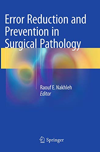 Error Reduction and Prevention in Surgical Pathology [Paperback]