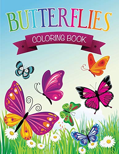 Butterflies Coloring Book [Paperback]