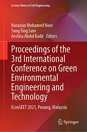 Proceedings of the 3rd International Conference on Green Environmental Engineeri [Hardcover]