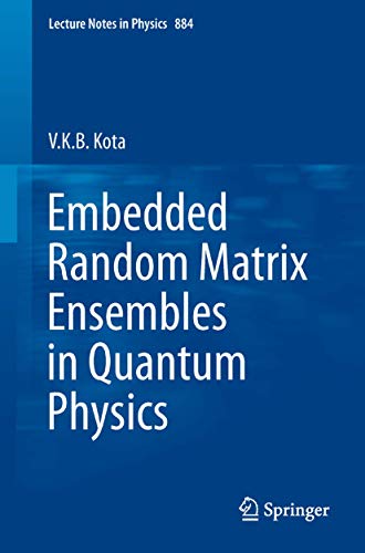 Embedded Random Matrix Ensembles in Quantum Physics [Paperback]