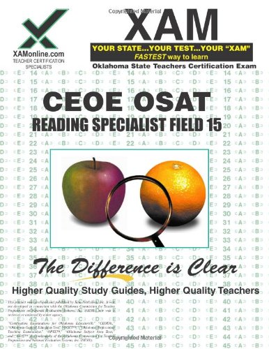 CEOE OSAT Reading Specialist Field 15 Teacher Certification Test Prep Study Guid [Paperback]