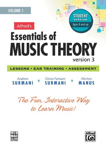 Alfred's Essentials of Music Theory Software, Version 3.0, Vol 1: Student Versio [CD-ROM]