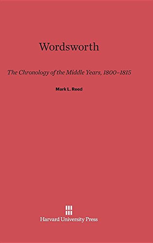 Wordsorth  The Chronology of the Middle Years, 1800-1815 [Hardcover]