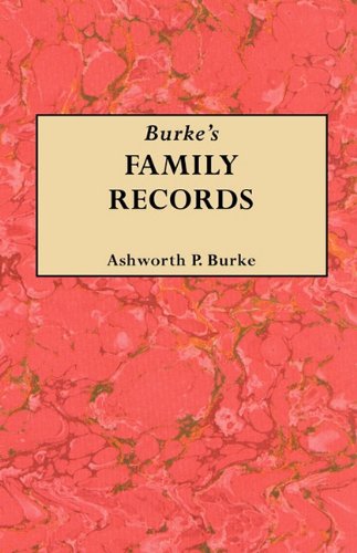 Burke's Family Records [Paperback]