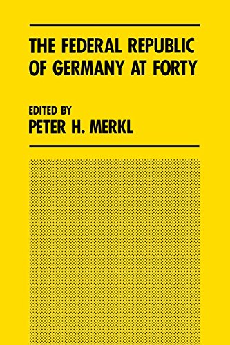 The Federal Republic of Germany at Forty Union Without Unity [Paperback]