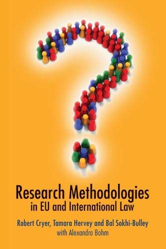 Research Methodologies in EU and International La [Paperback]