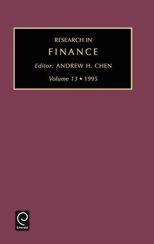 Research in Finance [Hardcover]