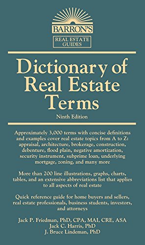 Dictionary of Real Estate Terms [Paperback]