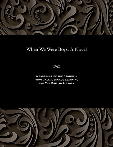 When We Were Boys [Paperback]