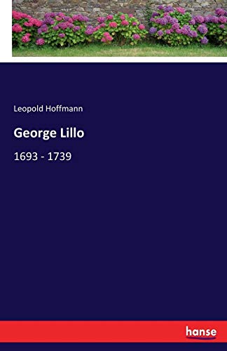 George Lillo (german Edition) [Paperback]