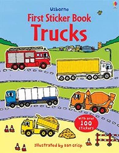 First Sticker Book Trucks [Paperback]