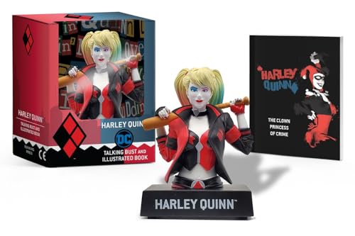 Harley Quinn Talking Figure and Illustrated Book [Paperback]