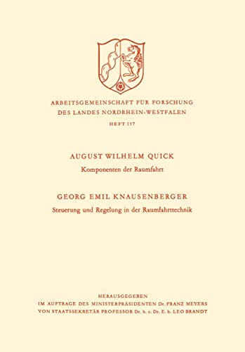 Komponenten der Raumfahrt. Steuerung und Regelung in der Raumfahrttechnik [Paperback]