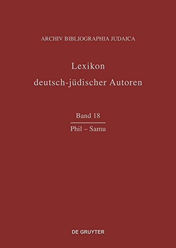 Lexikon Dt-Jdischen Autoren - Phil - Samu [Hardcover]