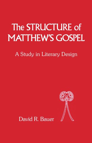 The Structure of Matthe's Gospel A Study in Literary Design [Paperback]