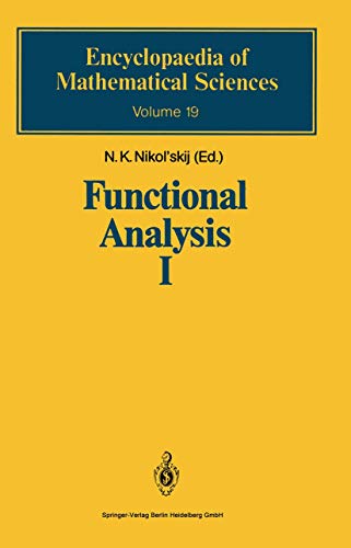 Functional Analysis I: Linear Functional Analysis [Hardcover]