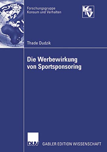 Die Werbewirkung von Sportsponsoring [Paperback]