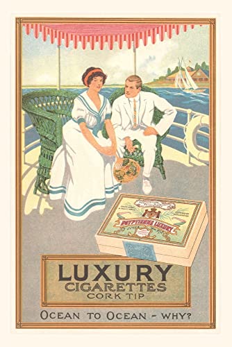 Vintage Journal Couple In Cigarette Advertisment