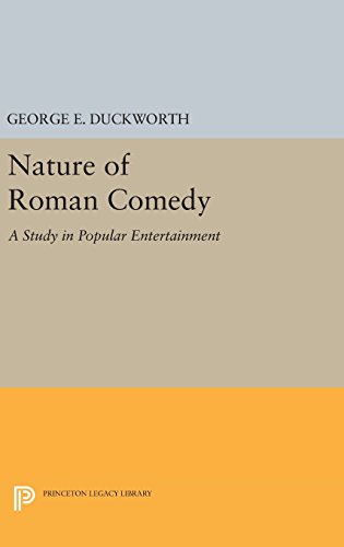 Nature of Roman Comedy A Study in Popular Entertainment [Hardcover]