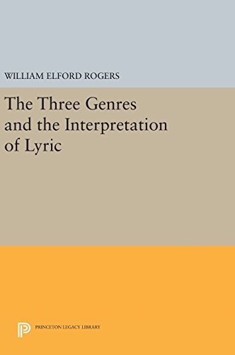 The Three Genres and the Interpretation of Lyric [Hardcover]