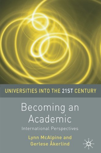 Becoming an Academic [Paperback]