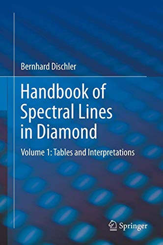 Handbook of Spectral Lines in Diamond: Volume 1: Tables and Interpretations [Hardcover]