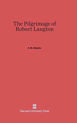 Pilgrimage of Robert Langton [Hardcover]