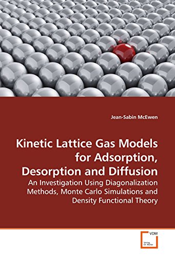 Kinetic Lattice Gas Models for Adsorption, Desorption and Diffusion [Paperback]