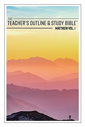 Teacher's Outline and Study Bible  Matthe [Paperback]