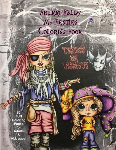 Sherri Baldy My Besties Coloring Book Trick or Treat [Paperback]