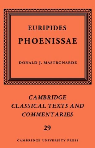 Euripides Phoenissae [Paperback]